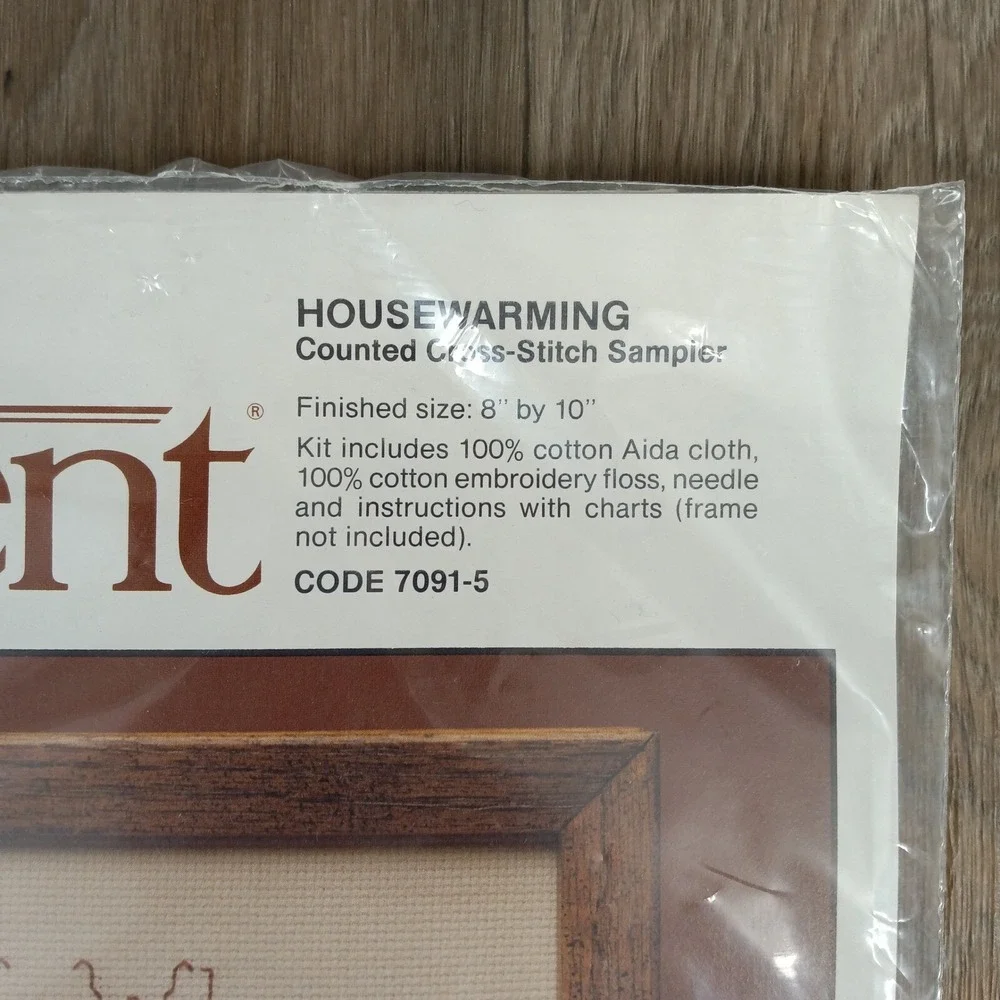 Current Housewarming Counted Cross Stitch Sampler Kit Home Decor 8